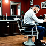 **

"Brad, the barber, in his barbershop, giving a haircut to a customer. He's wearing a stylish, professional barber uniform, fully clothed, safe for work. The barbershop is vintage-themed with classic barber chairs and tools. Appropriate content, perfect anatomy, natural pose, well-formed hands, proper finger count, professional lighting, family-friendly, high resolution."

**