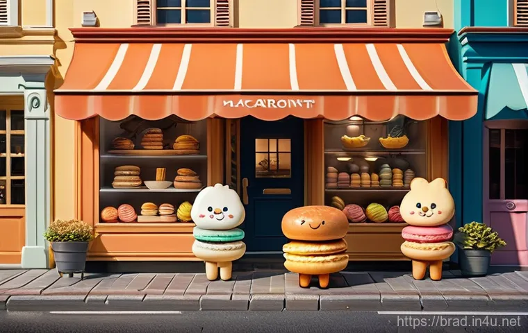 브래드이발소 성우 정보 - A vibrant and whimsical illustration of Bread, the dependable yet quirky genius barber, a character ...